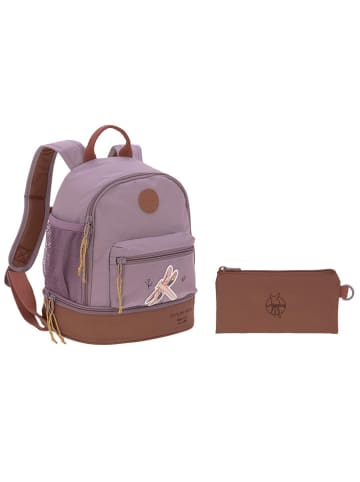 Lässig Rugzak "Adventure" paars/bruin - (B)24,5 x (H)27 x (D)15,5 cm