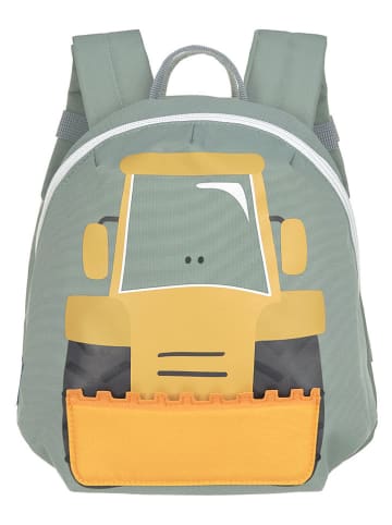 Lässig Rucksack "Tiny Drivers - Excavator" in Grün - (L)20 x (B)9,5 x (H)24 cm