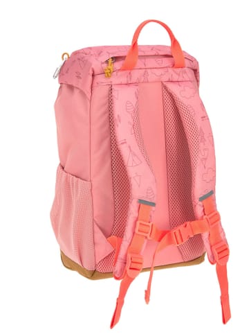 Lässig Rucksack "Adventure" in Rosa/ Orange - (B)22 x (H)12 x (T)32 cm