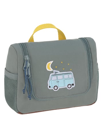 Lässig Kulturbeutel ''Adventure Bus'' in Grau - (B)20 x (H)15 x (T)6,5 cm