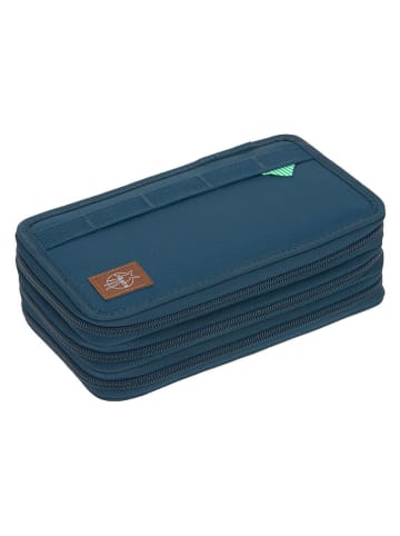 Lässig Etui "Unique" donkerblauw - (B)12,8 x (H)6,8 x (D)21 cm