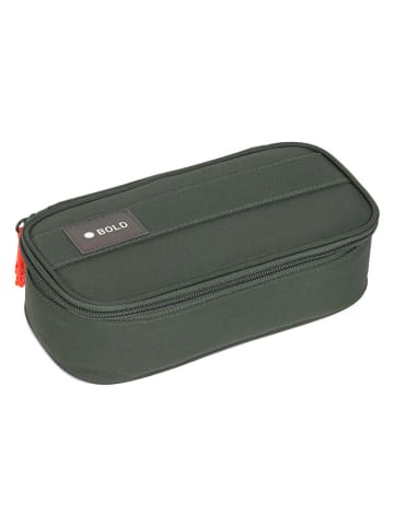 Lässig Federmäppchen "Bold" in Khaki - (B)11,5 x (H)6,3 x (T)22,9 cm