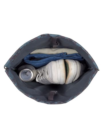 Lässig Sportbeutel "Bold Spots" donkerblauw/grijs - (L)36 x (B)1 x (H)42 cm