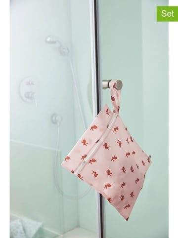 Lässig 2er-Set: Wickeltasche "Little Forest Rabbit" in Rosa - (L)29 cm - (B)40 cm