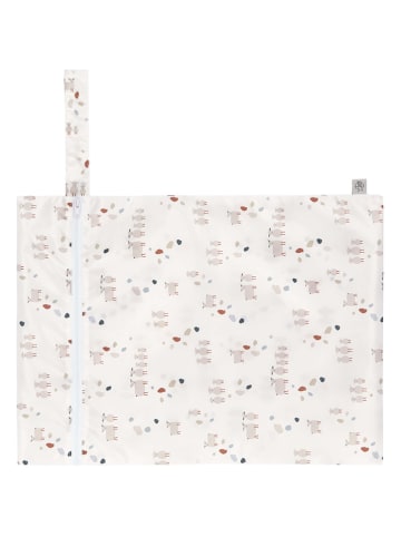 Lässig 2er-Set: Wickeltaschen "Tiny Farmer Dots/Sheep" in Creme - (L)29 x (B)40 cm
