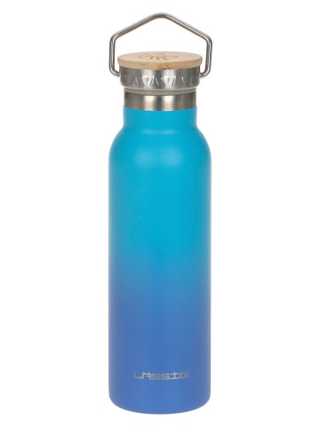 Lässig Roestvrijstalen drinkfles "Unique" blauw - 460 ml