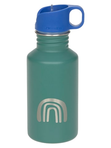 Lässig Edehlstahl-Trinkflasche "Little Gang - Rainbow" in Grün - 500 ml