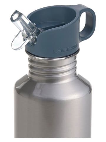 Lässig Roestvrijstalen drinkfles "Happy Prints" zilverkleurig - 500 ml