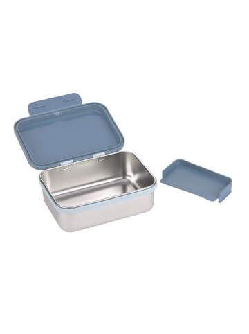 Lässig Lunchbox "Adventure" in Blau/ Silber