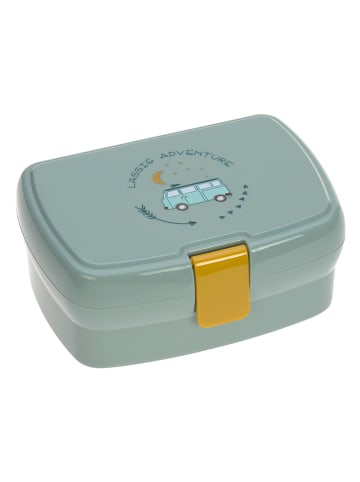 Lässig Lunchbox ''Adventure Bus'' grijs - (B)17,7 x (H)7,3 x (D)13,4 cm