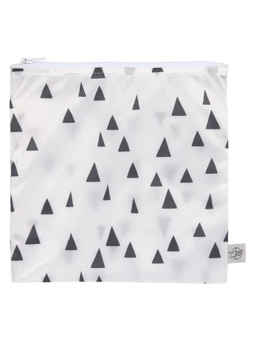 Lässig 2er-Set: Snacktaschen ''Little Forest Fox'' in Khaki/ Creme - (L)17 x (B)18 cm