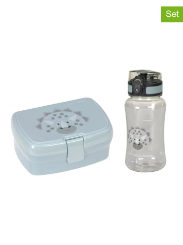 Lässig 2tlg. lunchset "About Friends Dino" lichtblauw/grijs