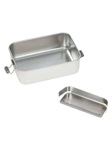 Lässig Lunchbox "Bold" zilverkleurig/meerkleurig - (B)18 x (H)13,5 x (D)6 cm