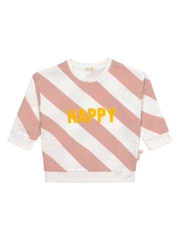 Lässig Sweatshirt crème/oudroze