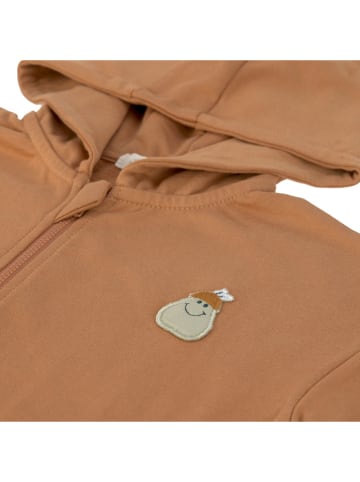 Lässig Sweatvest lichtbruin