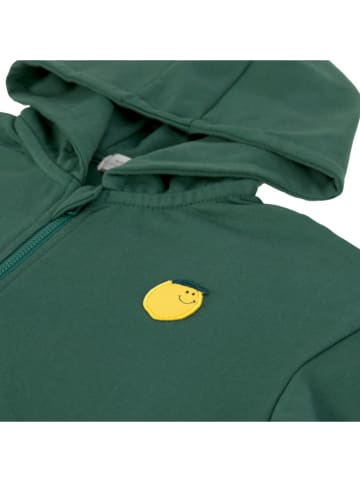 Lässig Sweatjacke in Grün