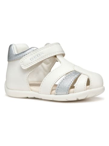 Geox Enkelsandalen "Elthan" crème/zilverkleurig