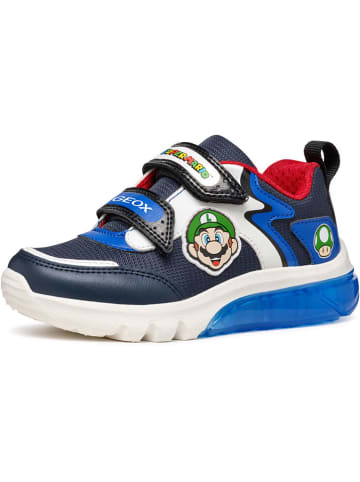 Geox Sneakersy "Ciberdron" w kolorze granatowo-niebieskim