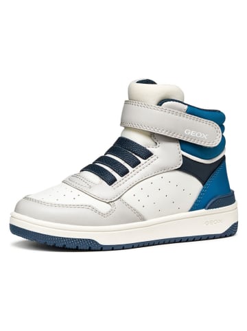 Geox Sneakersy "Washiba" w kolorze biało-niebieskim