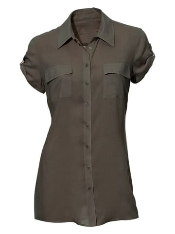 Heine Bluse in Oliv