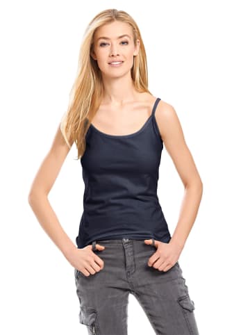 Heine Top w kolorze granatowym