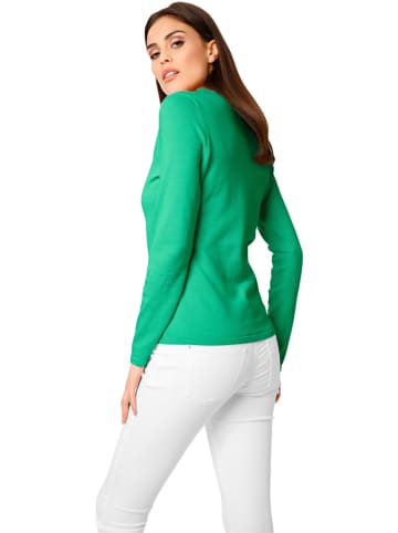 Heine Sweter w kolorze zielonym