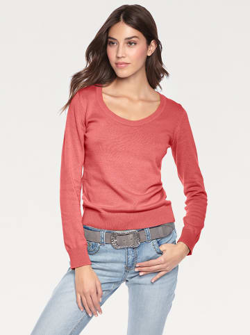 Heine Sweter w kolorze koralowym