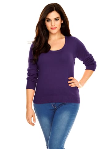 Heine Sweter w kolorze fioletowym