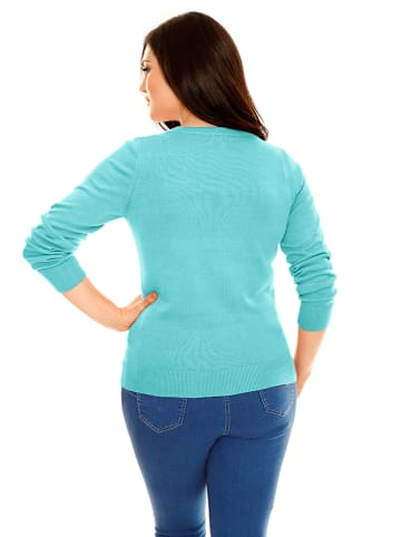 Heine Sweter w kolorze turkusowym
