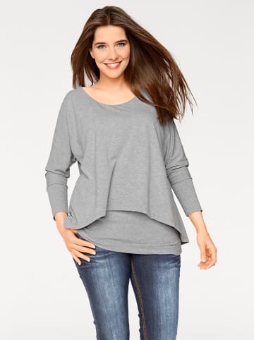 Heine Longsleeve in Grau