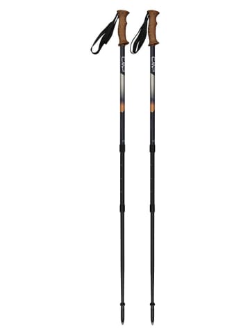 cmp Trekkingstok "Trivor" zwart/bruin