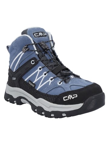 cmp Leren trekkingschoenen "Rigel Mid" lichtblauw/zwart