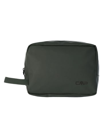 cmp Kosmetyczka w kolorze ciemnozielonym - 22 x 16 x 7 cm