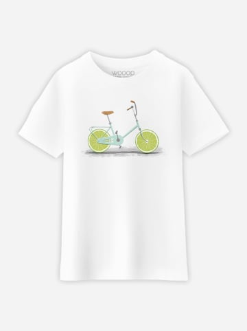 WOOOP Shirt "Acid" in  Weiß