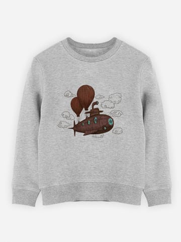 WOOOP Sweatshirt "The Fantastic Voyage" in Grau