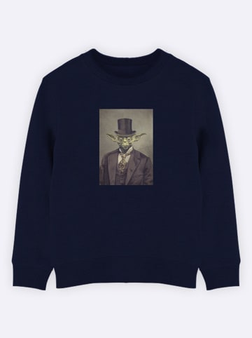 WOOOP Sweatshirt "Sir Yoda" in Dunkelblau