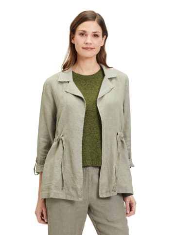 CARTOON Lniana kurtka przejściowa w kolorze miętowym