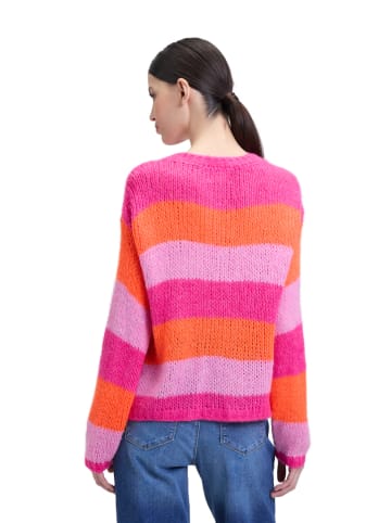 CARTOON Sweter w kolorze różowo-pomarańczowym