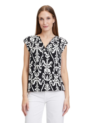 CARTOON Bluse in Weiß/ Schwarz