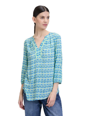 CARTOON Blouse blauw/groen