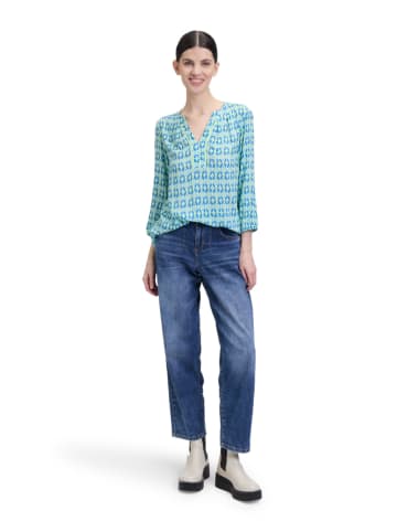 CARTOON Blouse blauw/groen