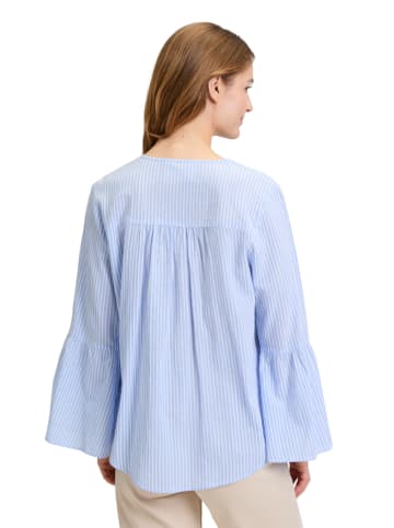 CARTOON Bluse in Hellblau/ Weiß