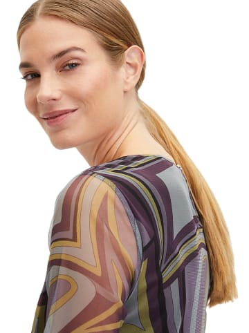 CARTOON Kleid in Schwarz/ Lila