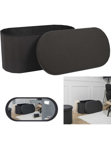 chairs for all Aufbewahrungsbank ''Pills'' in Schwarz - (B)76 x (H)38 x (T)38 cm