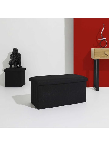 Rétro Chic Zitkist "Atome" zwart - (B)77 x (H)38 x (D)38 cm