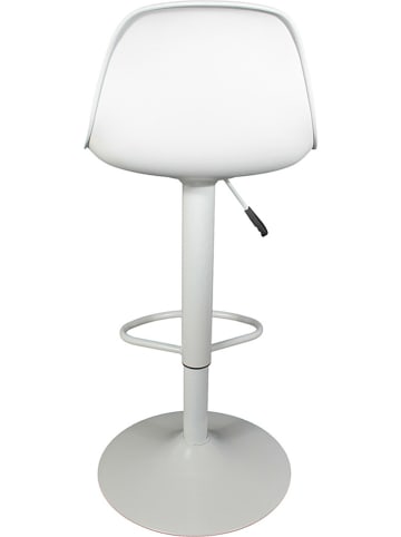 THE HOME DECO FACTORY 2-delige set: barkrukken "Isak" wit - (H)104 cm