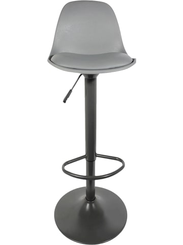 THE HOME DECO FACTORY 2-delige set: barkrukken grijs - (B)38 x (H)104 x (D)41,5 cm