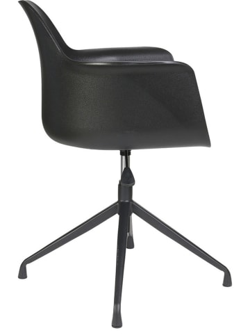 Rétro Chic 2-delige set: bureaustoelen "Chicago" zwart - (B)60 x (H)78 x (D)57,5 cm