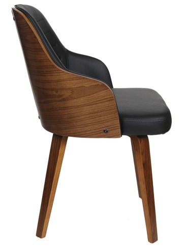 The Home Deco Kids Eetkamerstoel "Retro" zwart - (B)57 x (H)79 x (D)51 cm