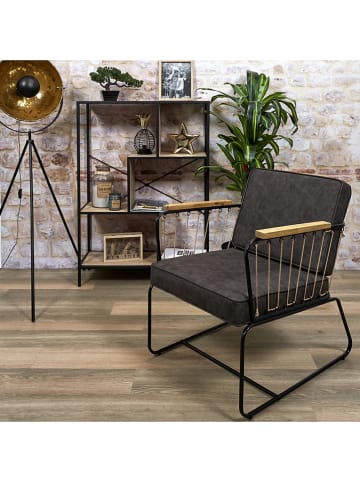 chairs for all Sessel "Benson" in Braun - (B)63 x (H)80 x (T)72 cm